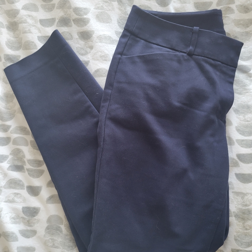 Loft Juilie Skinny Pant in Navy